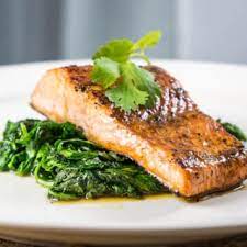 Maybe you would like to learn more about one of these? Seared Worcestershire Salmon With Wilted Spinach