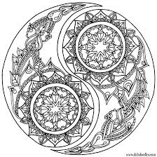 In chinese philosophy, a drawing in the form of two fish of . Pin By Sanguine71 On 5e Mandala Coloring Pages Adult Coloring Coloring Library