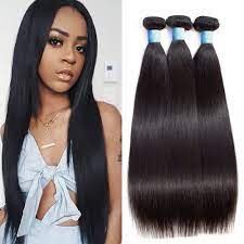 Discover our carefully selected virgin brazilian hair that is free of chemical processes for anatural colour and shine. Amazon Com Brazilian Virgin Straight Human Hair 3 Bundles Bly 8a Unprocessed Natural Black Silky Straight Hair Weave Extensions 300g Total 8 8 8 Inch Beauty
