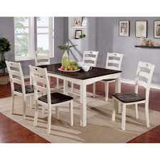 Furniture Of America 7 Piece Kelly Country Style Table Set Solid Wood Dining Set Counter Height Dining Table Set Wooden Dining Table Set