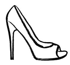 High Heel With Images Shoe Template Paper Shoes Heel Tattoos