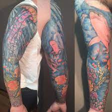 Check spelling or type a new query. My Coral Reef Saltwater Sleeve Is Finished By Painlessj 407 Tattoo Tattoo