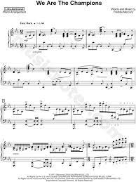 Lola Astanova We Are The Champions Sheet Music Piano Solo In C Minor Download Print Piano Sheet Music Sheet Music Piano Sheet Music Free