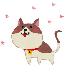お花見のイラスト「猫」 | かわいいフリー素材集 いらすとや