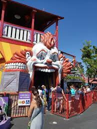 The Entrance To The Joker At Six Flags Discovery Kingdom Sfdk Coastercraver Rollercoasters Amusementpa Hong Kong Travel Italy Travel Guide Nightlife Travel