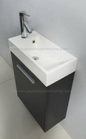 Black Bathroom Vanity With Sink Wg073e 20 4 Alexius 20 Inch Small Bathroom Vanity Sink Sinks Cabinet Espresso Wall Hung Mount Black Bathroom Sink Small Bathroom Sinks Small Bathroom Vanities