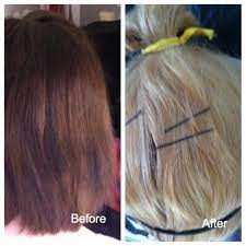 Simply comb in, wait (up to 60 minutes) and rinse away and your hair is free of colour without using ammonia or bleach !! Colour B4 Paperblog