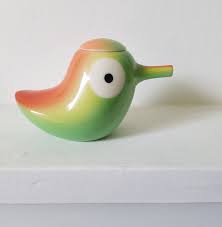 Alessi Lily Bird Soy Sauce Container In Fine Bone China Hand Decorated Designed By Stefano Giovannoni Produ Hand Decorated Fine Bone China Bone China
