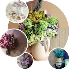Check out our fake babys breath selection for the very best in unique or custom, handmade pieces from our artificial flowers shops. 12 Bushes Red Artificial Silk Baby Breath Flowers Tableclothsfactory