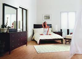 The package includes a queen size headboard, 2 night tables, a dresser and a chest of drawers. Dark Cappuccino 5pc Bedroom Set W Low Profile Bed Options