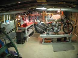 Basement Jpg Motorcycle Workshop Garage Makeover Diy Shops