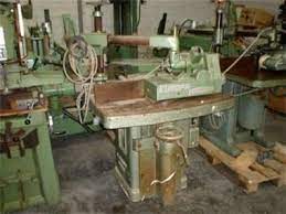 pin op oude houtbewerkingsmachines