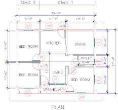 Browse mascord house plans from alan mascord design associates inc. Single Storey House Plan 1 For Two Stage Construction Download Scientific Diagram