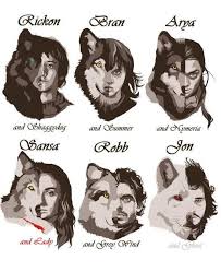 The Starks Their Dire Wolves Game Of Thrones Http Emobilecodetv Blogspot Com Game Of Thrones Personnages Game Of Thrones Maisons Game Of Thrones