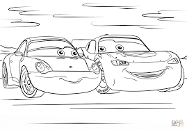 You can download, favorites, color online and print these cars 3 lightning mcqueen for free. Lightning Mcqueen And Sally From Cars 3 From Disney Cars Coloring Pages Cartoons Coloring Pages Coloring Pages For Kids And Adults