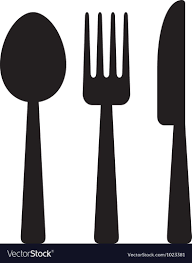 Knife Fork And Spoon Royalty Free Vector Image Sponsored Spoon Fork Knife Royalty Ad Vector Free Vector Background Pattern Free Vector Images