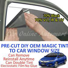 Actually tinted is to protect the passanger fr uv. Honda City Magic Tinted Solar Window 85 Black Honda City 2014 2018 Rear Window Only 1pc Auto Accessories On Carousell