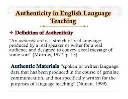 Understanding Authenticity In Language Teaching Assessment