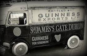Rare Photo Of Old Guinness Delivery Van Guinness Beer Truck Irish Drinks