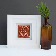 copper anniversary personalised gift