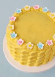 Recette Gateau A La Vanille Avec Creme Au Citron Spring Cake Easter Cakes Yummy Cakes
