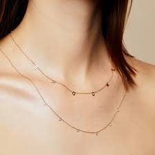 The Original Spaced Letter Necklace Small Letter Necklace Gold Chains For Men Diamond Cross Pendants