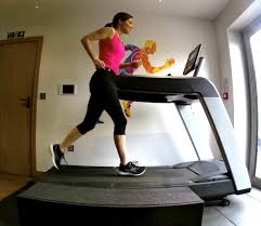 For one thing, she has the energy, as she puts it, of a duracell bunny, jumping around like a madwoman. Kelly Holmes Treadmill Promotions