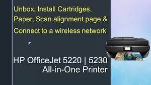 Turn on your hp officejet 3830 printer and insert a plain, white paper into the input tray. Hp Officejet 5220 5230 Printer Unbox Install Cartridges Paper Connect To Wireless Network Youtube