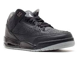 Amazon Com Nike Air Jordan 3 Retro Flip Gs Black Limited