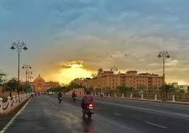 View Of Morning Time On Agra Highway ...