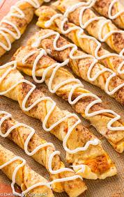 Unlike other pies, a pumpkin pie can be made entirely from pantry items. Pumpkin Pie Twists Deliciously Sprinkled