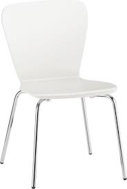 Felix White Side Chair In Dining Kitchen Chairs Crate And Barrel White Side Chair White Dining Chairs Side Chairs