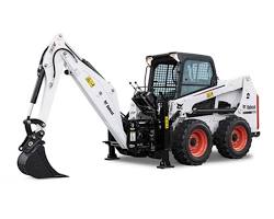 Gambar Skid Steer Loader with Backhoe Attachment