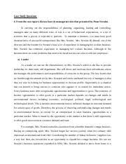 Pihak pengurusan syarikat mengambil bahagian dalam pelbagai program latihan. Case Study Questions 4 Docx Case Study Questions 4 From The Case Report Discuss Four 4 Managerial Roles That Presented By Puan Noraini In Carrying Out Course Hero