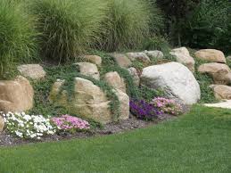 When landscaping with rocks, and boulders, the key is to balance the size, shape and color of the rocks you choose with the surrounding plants. Easy Ideas For Landscaping With Rocks