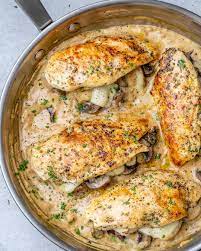 Note that the easiest way to stuff chicken breast is to cut this side completely so that it can open like a book—a culinary technique known as butterflying. Mushroom Stuffed Chicken Breast Recipe Healthy Fitness Meals