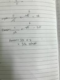 We did not find results for: Perbandingan Umur Ayah Dan Paman Adalah 8 5 Jika Jumlah Umur Ayah Dan Paman Sekarang 78 Brainly Co Id