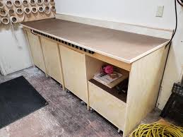 One of the last steps of the woodworking project is to take care of the finishing touches. Rolling Shop Cabinet Bench Woodworking