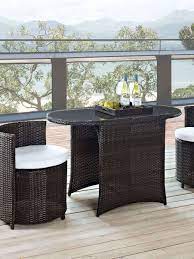 Shopping Guide 10 Space Saving Outdoor Dining Tables Wicker Patio Set Outdoor Dining Set Patio Dining Set