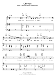 Bastille Oblivion Sheet Music Pdf Notes Chords Rock Score Piano Vocal Guitar Download Printable Sku 118472 Oblivion is the 8th song on bastille's debut studio album bad blood. bastille oblivion sheet music notes chords download printable piano vocal guitar pdf score sku 118472