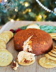 Family Favorite Spicy Christmas Ornament Cheese Ball Spicy Without The Heat In 2021 Spicy Cheese Ball Cheese Ball Recipes Cheese Ball