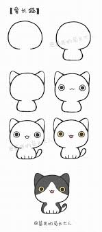 Pin By Cute Cats On Marshmellou Simple Cat Drawing Cat Drawing For Kid Cute Easy Drawings
