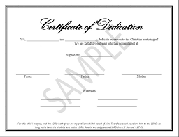 Printable Child Dedication Certificate Templates The Disciplers