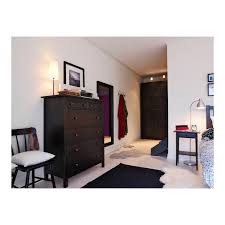 The overall height of the drawers is 27 1/2 inches and the overall width of the drawer set is 14 1/8 inches. Hemnes 6 Drawer Chest Black Brown 42 1 2x51 5 8 Ikea