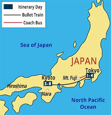 Fuji is a basaltic stratovolcano born from the base of mt. Jungle Maps Map Of Japan With Mt Fuji