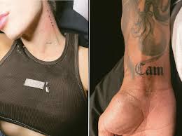 Kylie jenner has officially moved on. Tyga And Rumored Fiancee Camaryn Swanson Get Tattoos Of Each Other S Names Following Diamond Ring Debut