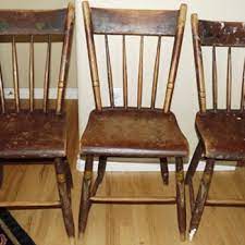 Set of antique vintage bentwood parlor chairs. Old New England Wooden Kitchen Chairs Collectors Weekly