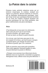 La Poesie Dans La Cuisine Poemes Culinaires French Edition Albouy Frederic 9782955754122 Amazon Com Books