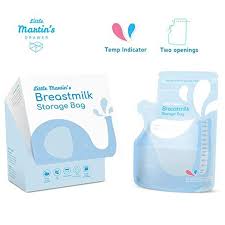 Little Martin S Breastmilk Storage Bags 60 Counts With Temperature Measurement And Improved Leak Proof Breastmilk Storage Bags Breastmilk Storage Bag Storage