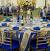 Royal Blue And Gold Centerpieces